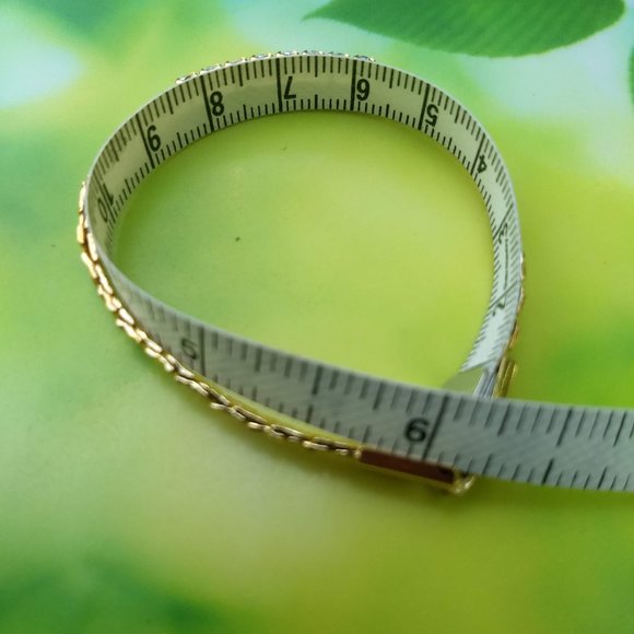 vintage 70s cubic zirconia pebbled gold plate tennis bracelet NWOT - Picture 10 of 10